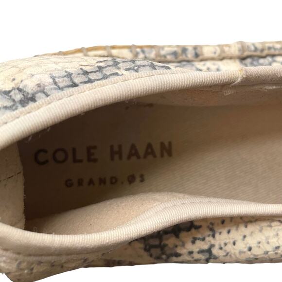 Cole Haan Cloudfeel Roccia Grand OS Faux Snakeskin Leather Espadrille(8B) - Picture 10 of 12